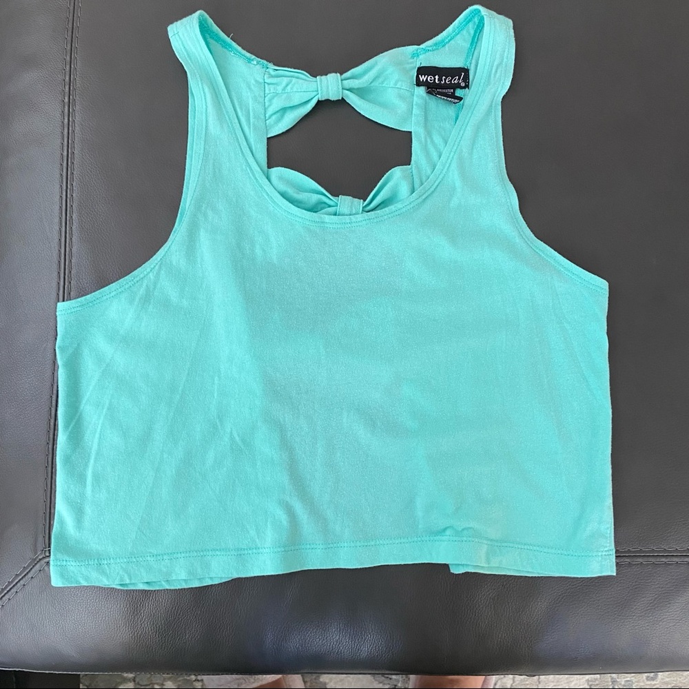 Wet Seal Bow Back Tank Top Blouse